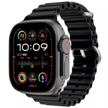 Smart Watch T3000 ULTRA SERIES 9 Black Case With 2 Straps